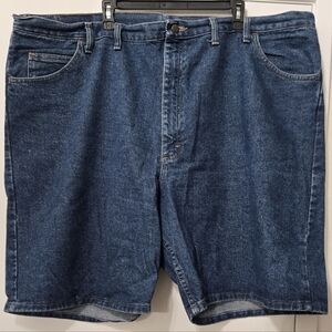 Wrangler Big & Tall Relaxed Fit Denim Shorts Men’s Size 48 Blue Jean